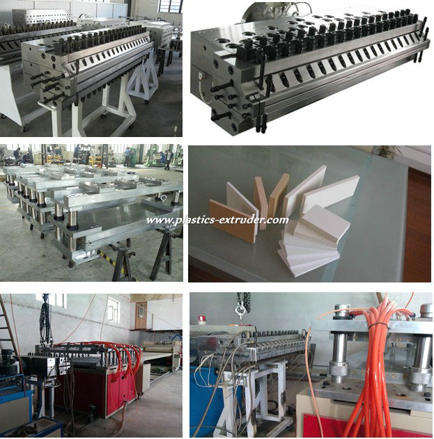 PVC Crust Skinning Foam WPC Board Machine / WPC Extrusion Machine 0