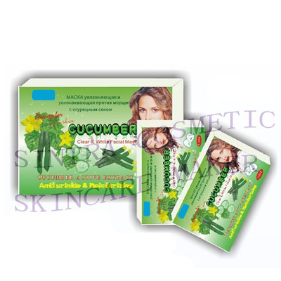 Vitamin Cucumber Facial Mask Moisturizing , Skin Tightening Face Mask RH-01