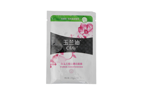 Kosmetik aluminium Foil Kemasan tas kelembaban bukti untuk Facial Mask