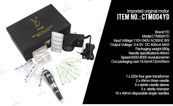 Stabil YD Permanen Makeup Mesin Tattoo Dengan Tegangan Adjustable AC 110 ~ 220V