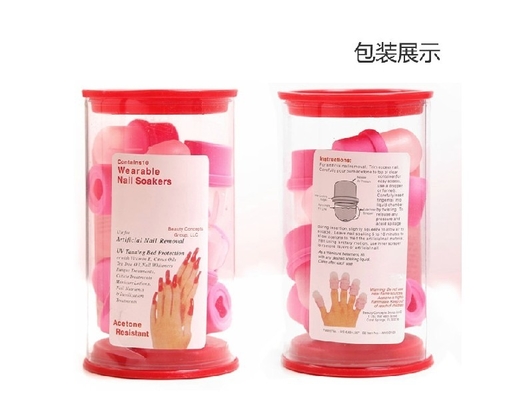 Nail Art Tools Wearable nail soakers polish remover 10pcs / bottle