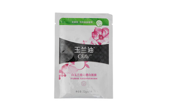 Kosmetik aluminium Foil Kemasan tas kelembaban bukti untuk Facial Mask