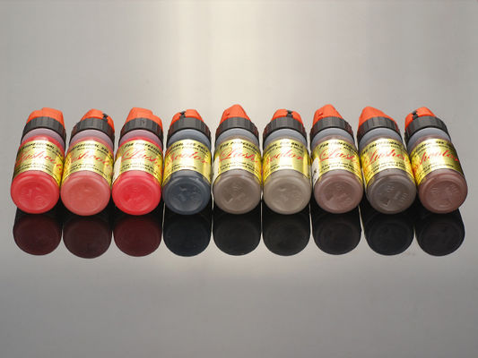 Kesehatan 8ml Natural Cosmetic Micro Permanent Makeup Pigments Dengan 38 Warna