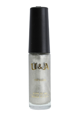 Varnish Gold Silver Glitter Nail Lacquer / Polish Nail Art Brush Pen For Draw Line