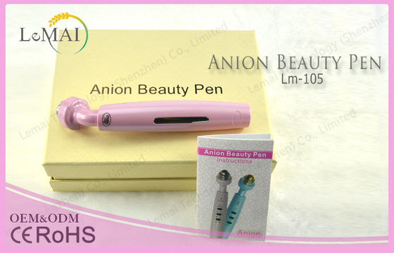 Home Eye Massager Pen / Ultrasonic Beauty Device Anion with Light therapy