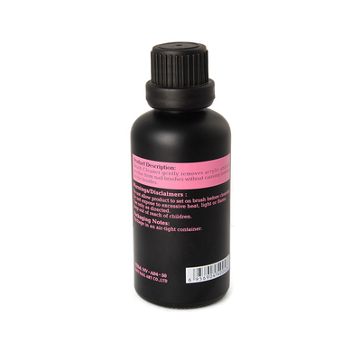 50ml Bottle Acrylic Nail Brush Cleaner Remove Acrylic / Gel Residue