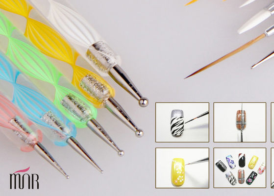 15 Piece Synthetic Thin Nail Art Brushes Set / Nail Art Fan Brush